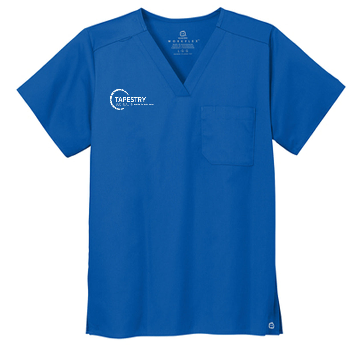Wink® Unisex WorkFlex Chest Pocket V-Neck Top